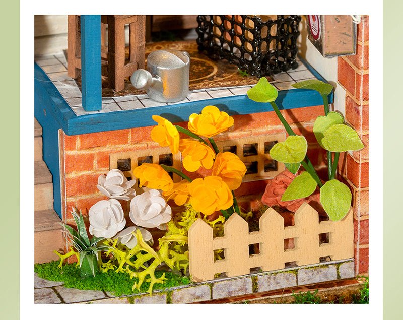 Robotime 3D DIY Wooden Puzzle Dream Yard DIY Miniature Dollhouse DS012