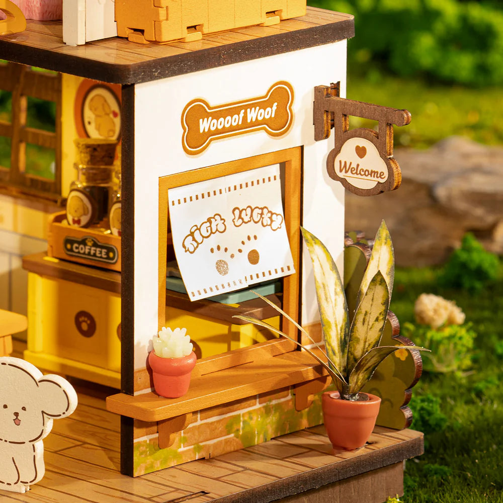 Robotime Rolife Puppy's Cozy Villa DIY Miniature House DG169