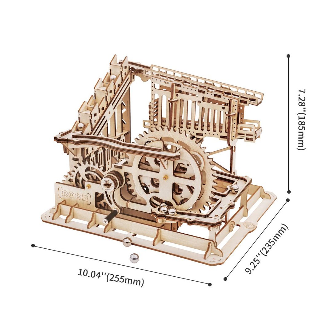 Robotime 3D DIY Wooden Puzzle Marble Squad Trapdoors Marble Run LG502
