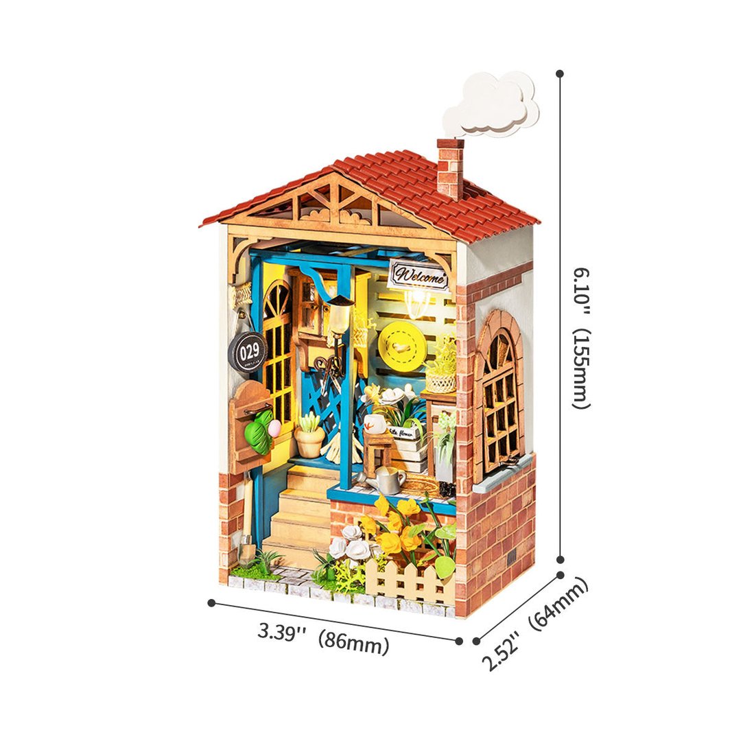 Robotime 3D DIY Wooden Puzzle Dream Yard DIY Miniature Dollhouse DS012