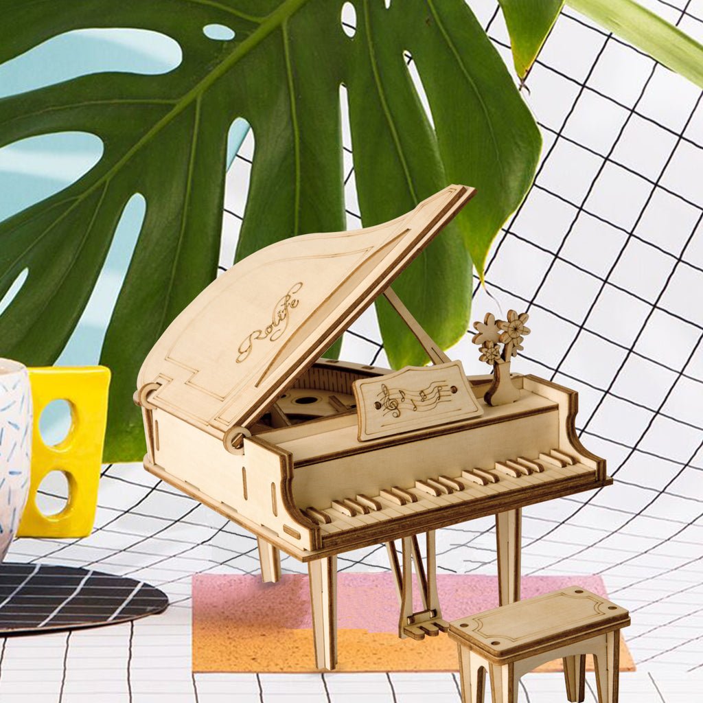 Robotime Rolife Grand Piano 3D Wooden Puzzle TG402
