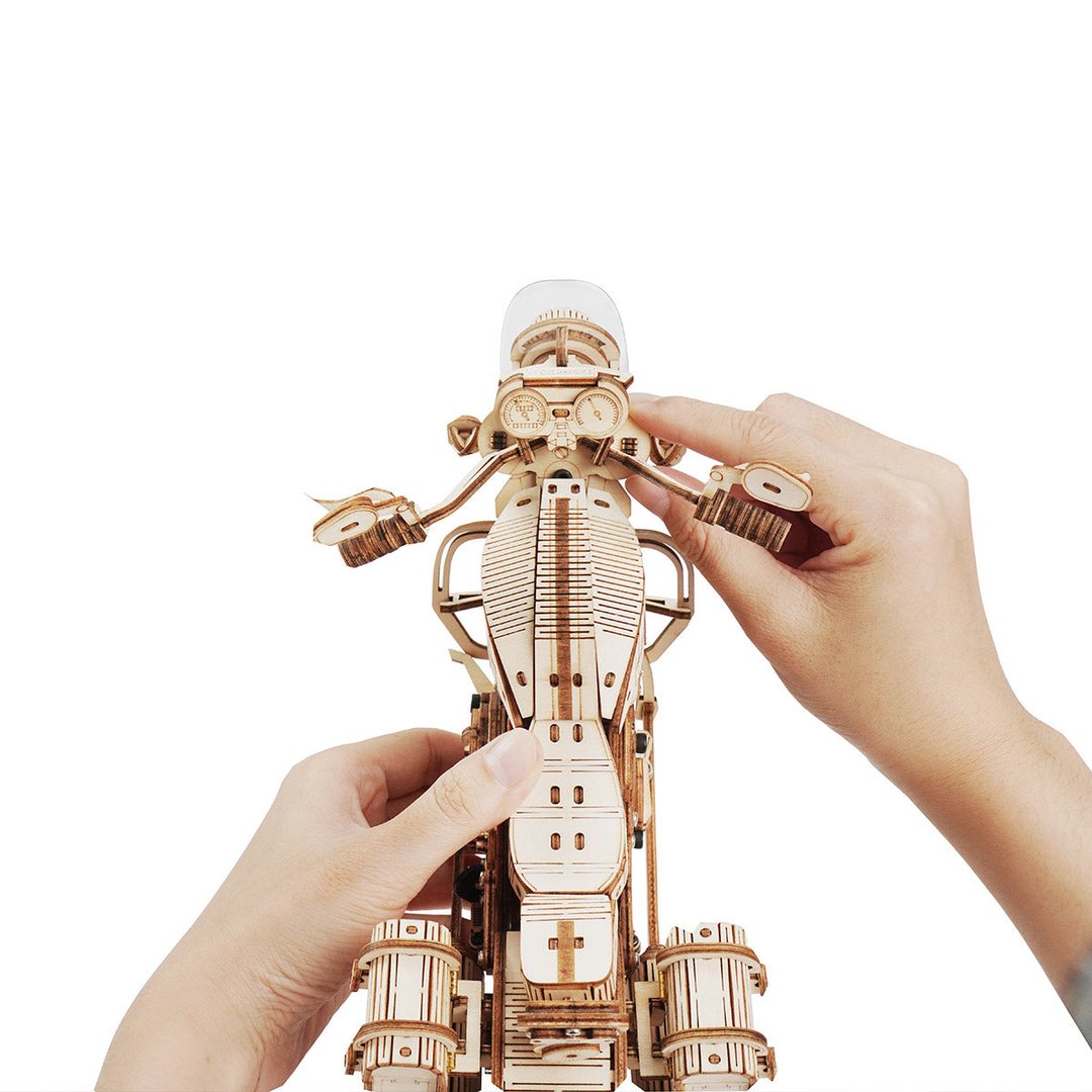 Robotime 3D DIY Wooden Puzzle Cruiser Motorcycle LK504