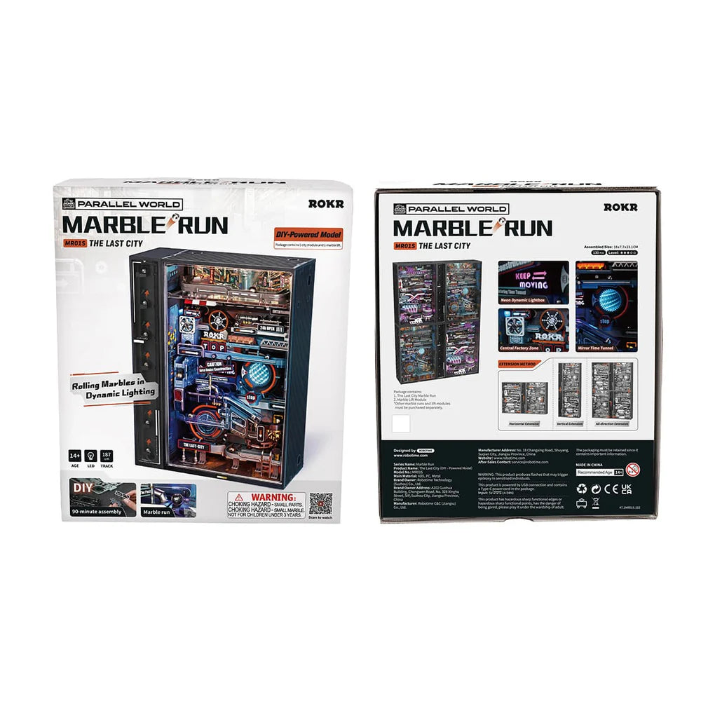 Robotime ROKR The Last City Marble Run Mechanical 3D Puzzle MR01S
