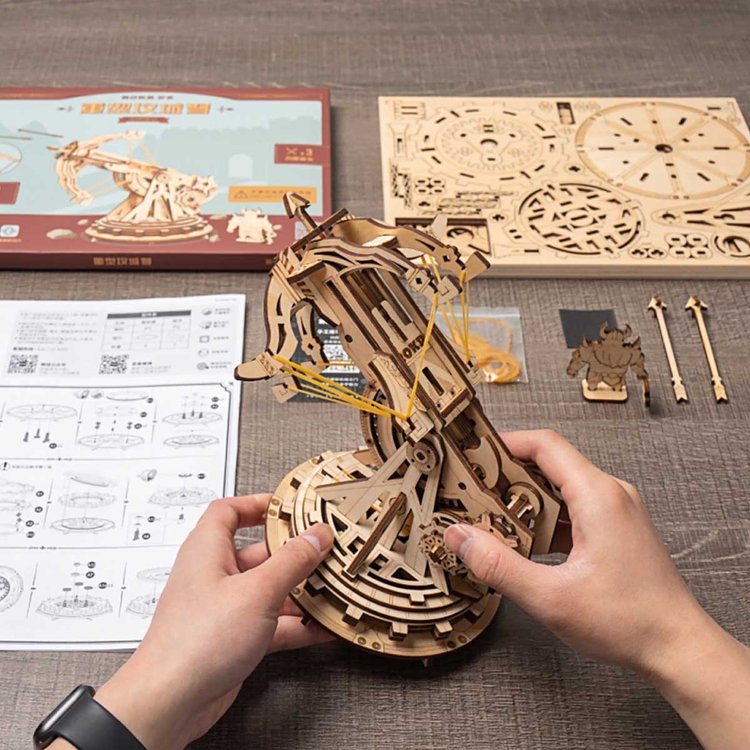 Robotime ROKR 142pcs Siege Heavy Ballista 3D Wooden Puzzle KW401