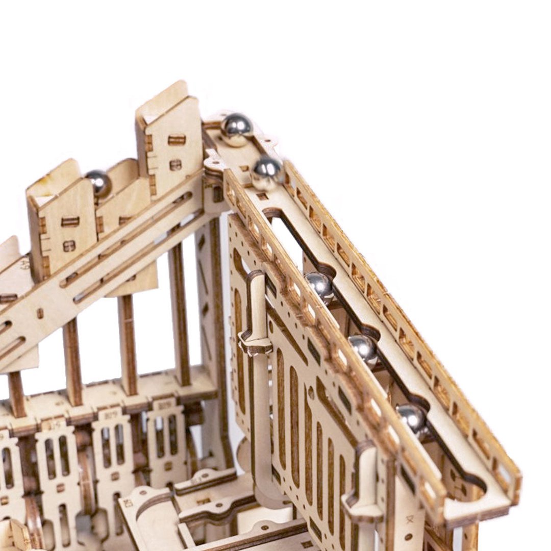 Robotime 3D DIY Wooden Puzzle Marble Squad Trapdoors Marble Run LG502