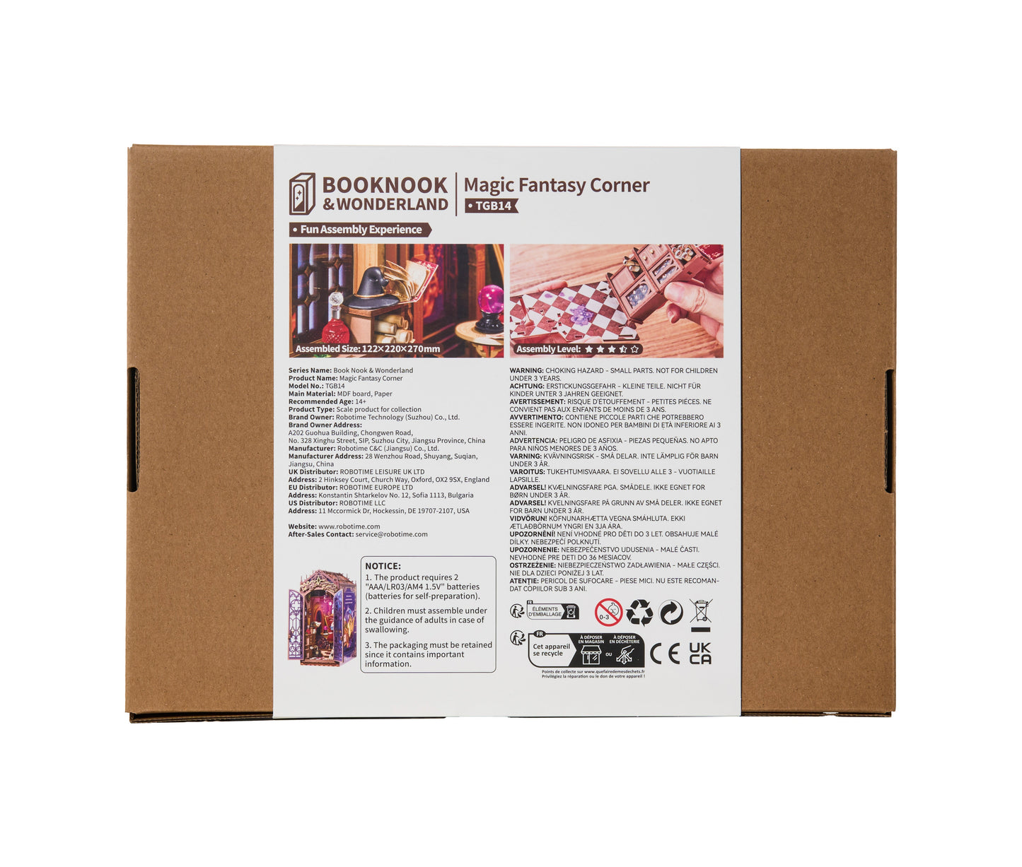 Rolife Magic Fantasy Corner DIY Book Nook Shelf Insert (TGB14) | Touch Light