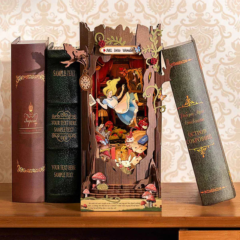 Rolife DIY Book Nook Shelf Insert - Fall into Wonder TGB12