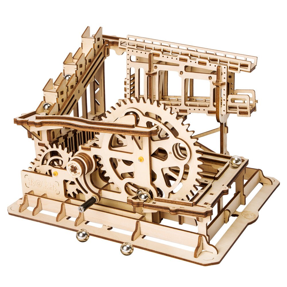 Robotime 3D DIY Wooden Puzzle Marble Squad Trapdoors Marble Run LG502
