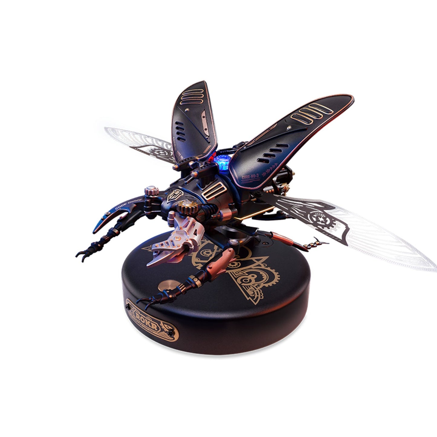 Robotime ROKR Storm Beetle DIY Mechanic Organism 3D puzzle Series speed up to 1200 rpm Funny Toys for kids MI03