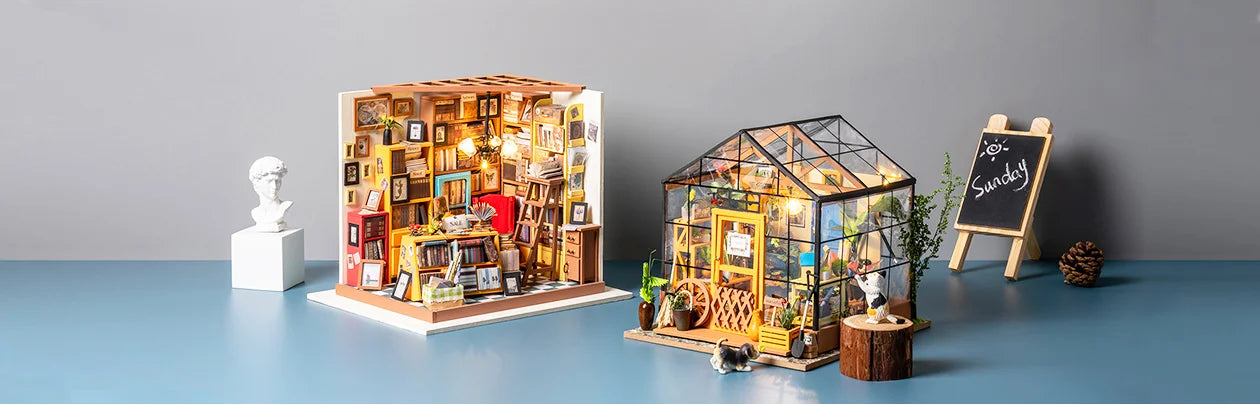 Rolife DIY Miniature House & Book Nook Kits