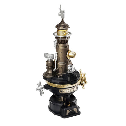 ROKR Navi Lighthouse CGM01 mechanical 3D wooden puzzle product front view