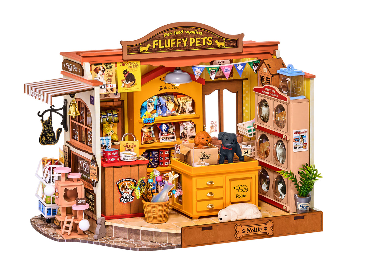Rolife Fluffy Friends Store DG185 - completed model