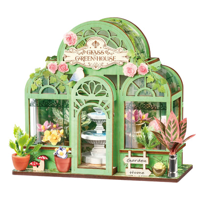 Rolife Green Fountain Garden DS049 - completed model