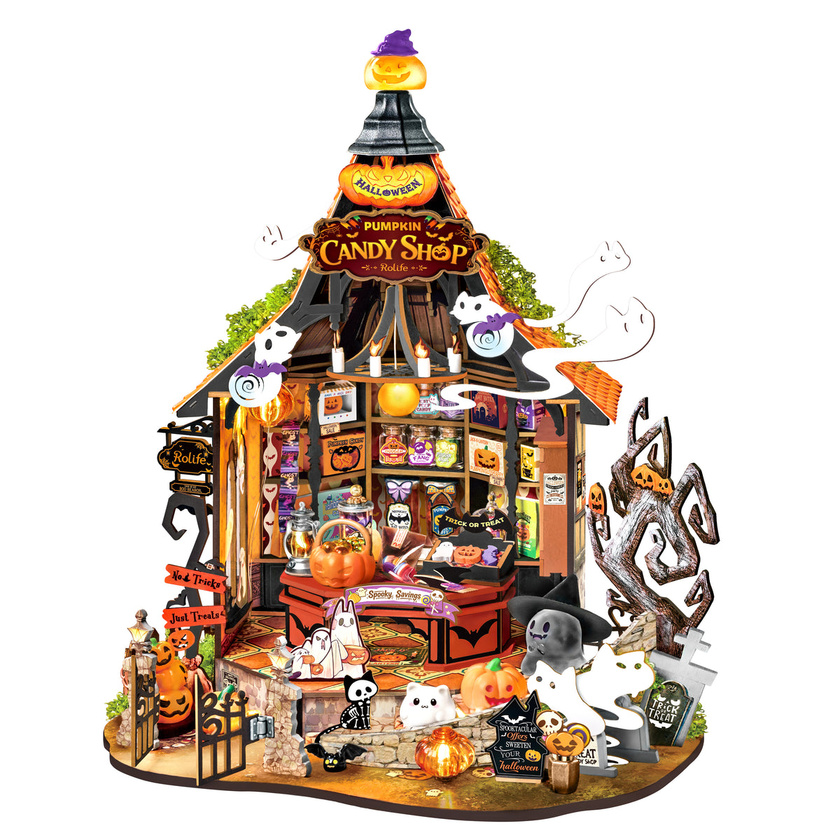 Rolife Haunted Candy House DG186 - completed model