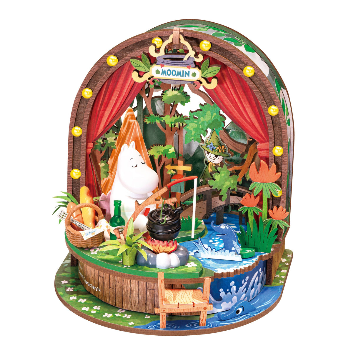 Rolife Moomintroll's Forest Camp DA010 - completed model