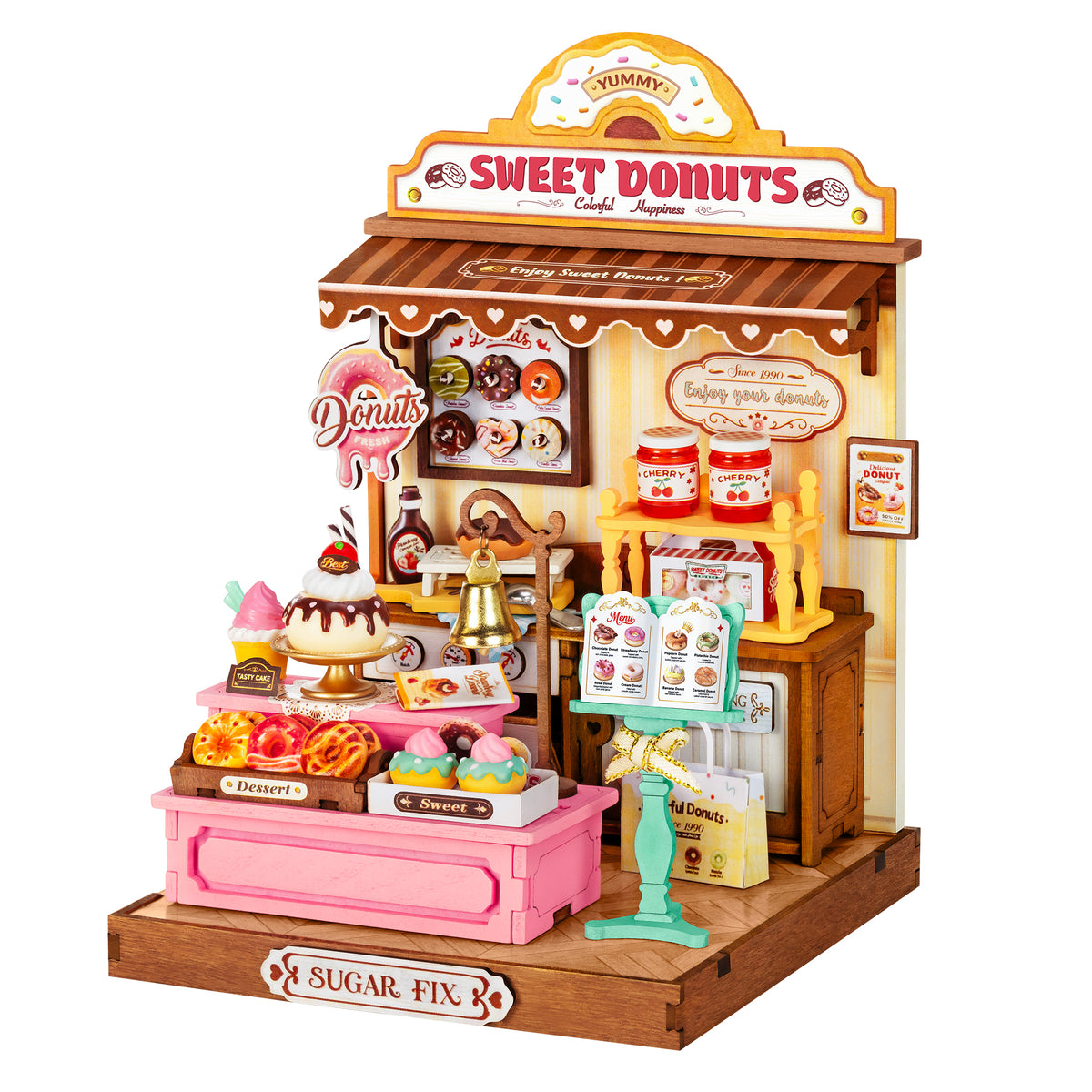 Rolife Sweetie's Donut Shop DS051 - completed model