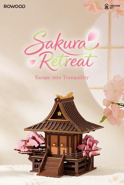 Rowood Sakura Retreat TGA09 - pavilion model with cherry blossoms