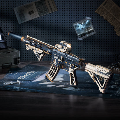 ROKR M416 Carbine LQB02 - completed model in a display setting