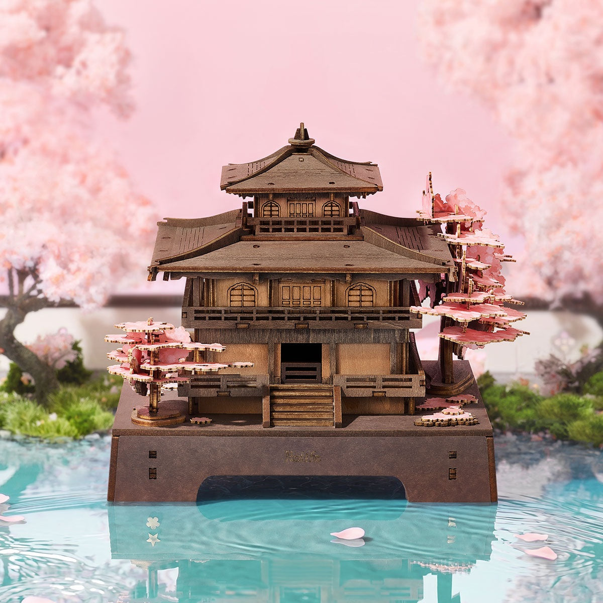 Rolife Sakura Pavilion TGA07 - pavilion with cherry blossom trees