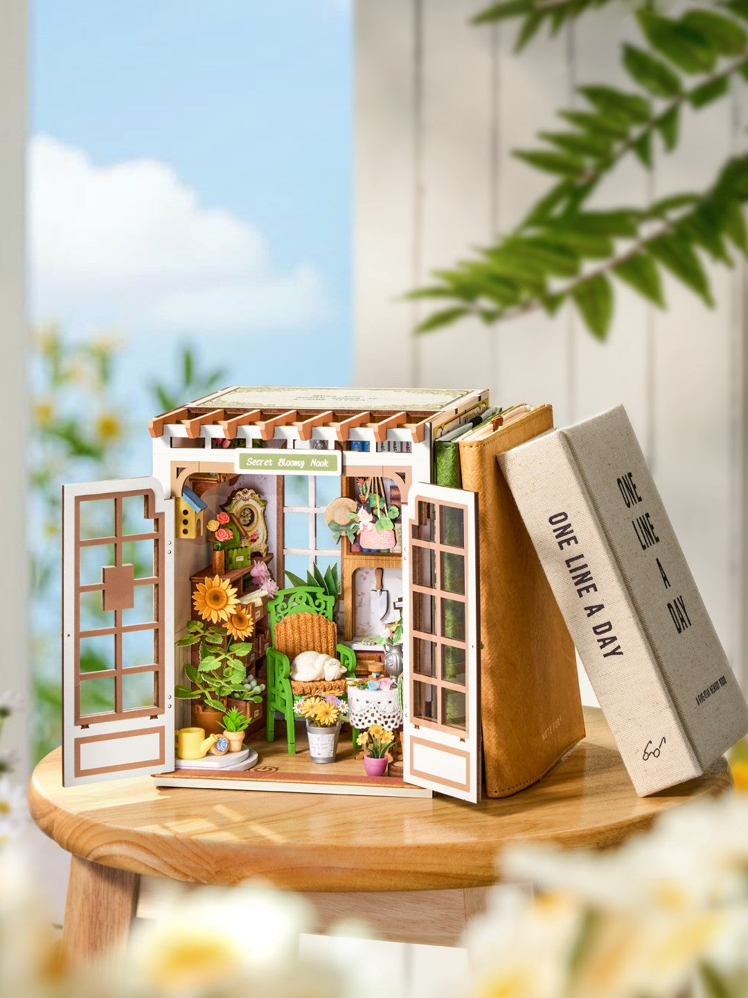 Rolife Secret Bloomy Nook TGE04 - display setting