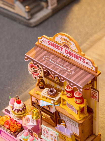 Rolife Sweetie's Donut Shop DS051 - display setting