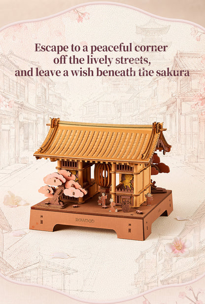 Rowood Sacred Sakura Temple TGA08 - completed temple model