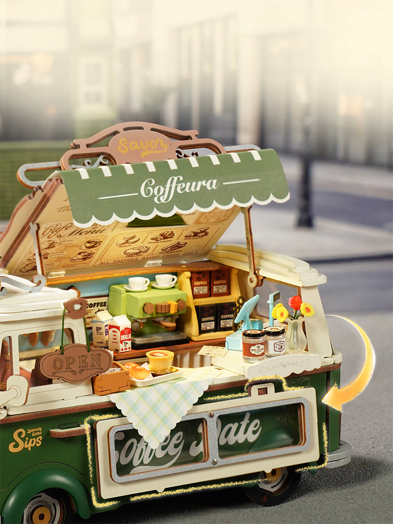 Rolife Leo's Coffee Truck TGS07 - display setting, view 3