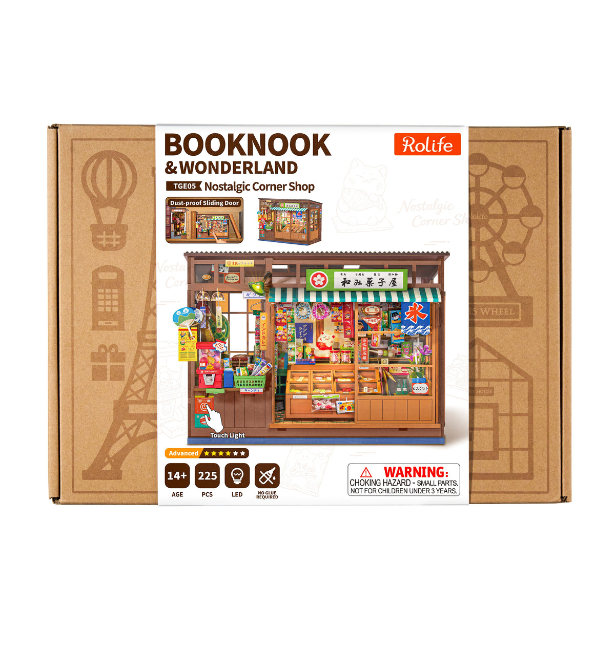 Rolife Nostalgic Corner Shop TGE05 - front packaging