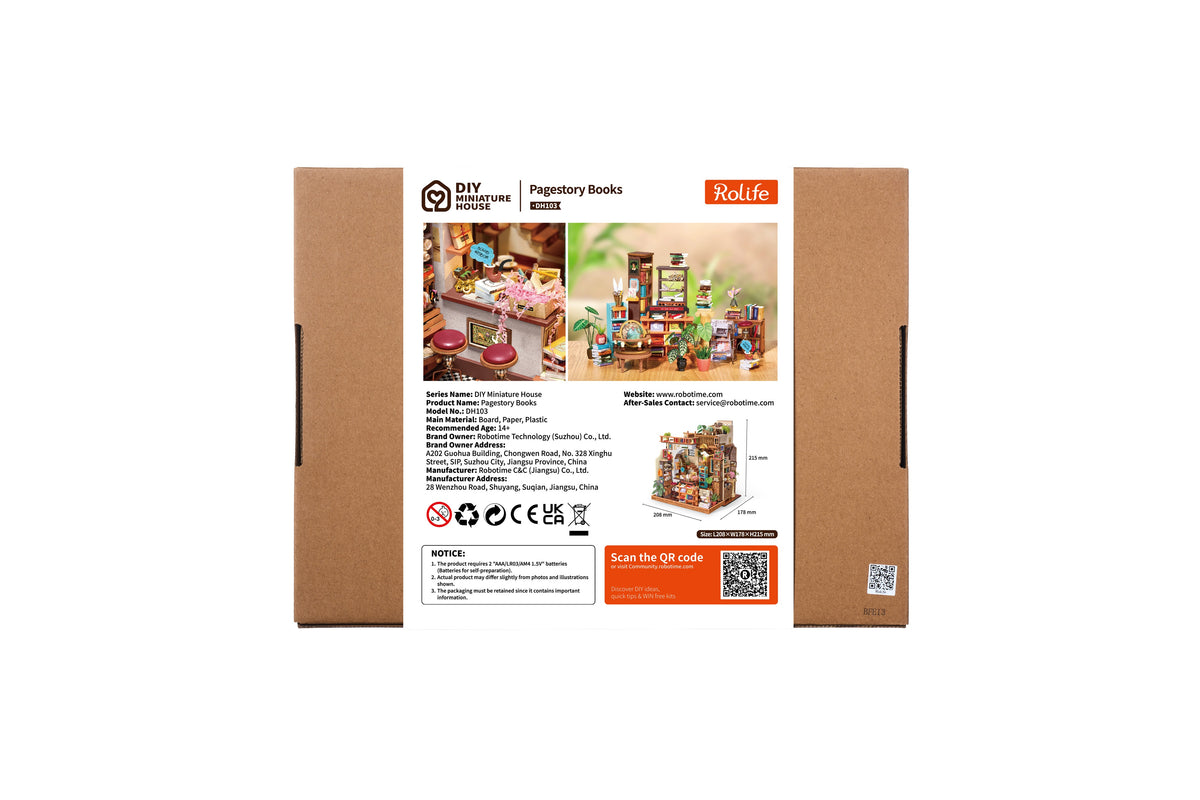 Rolife Pagestory Books DH103 - back packaging