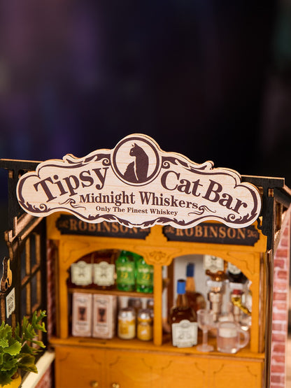 Rolife Tipsy Cat Bar DS054 - display setting, view 3