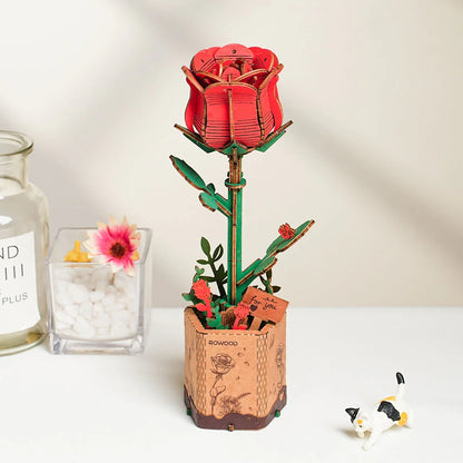 Rowood Red Rose TW042 displayed in a styled room setting with decorative accents