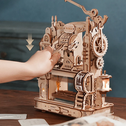 ROKR Classic printing press 3D Wooden Puzzle (LK602) | Classic Letterpress Model