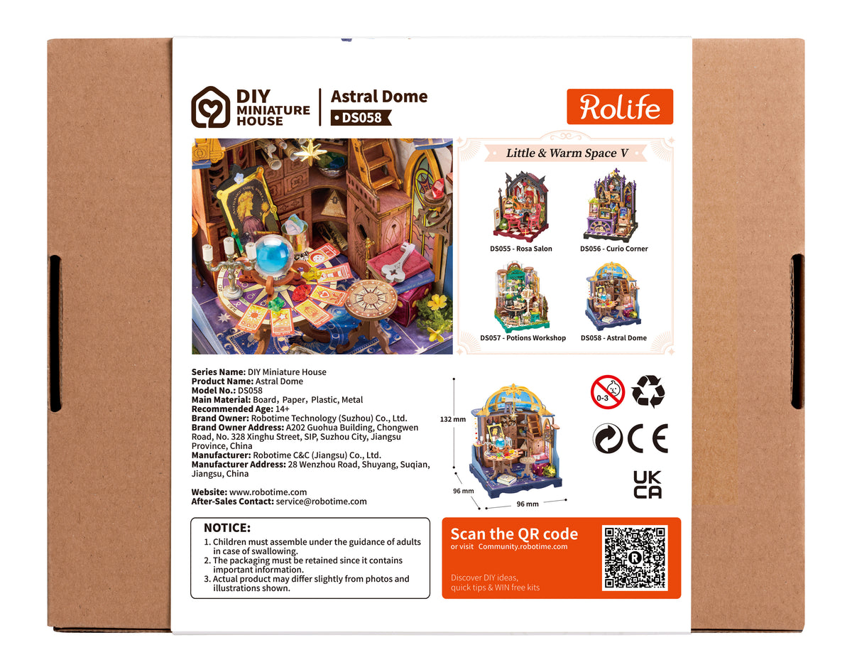Rolife Astral Dome DS058 - back packaging