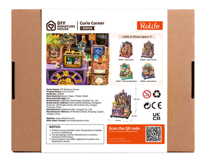 Rolife Curio Corner DS056 - back packaging