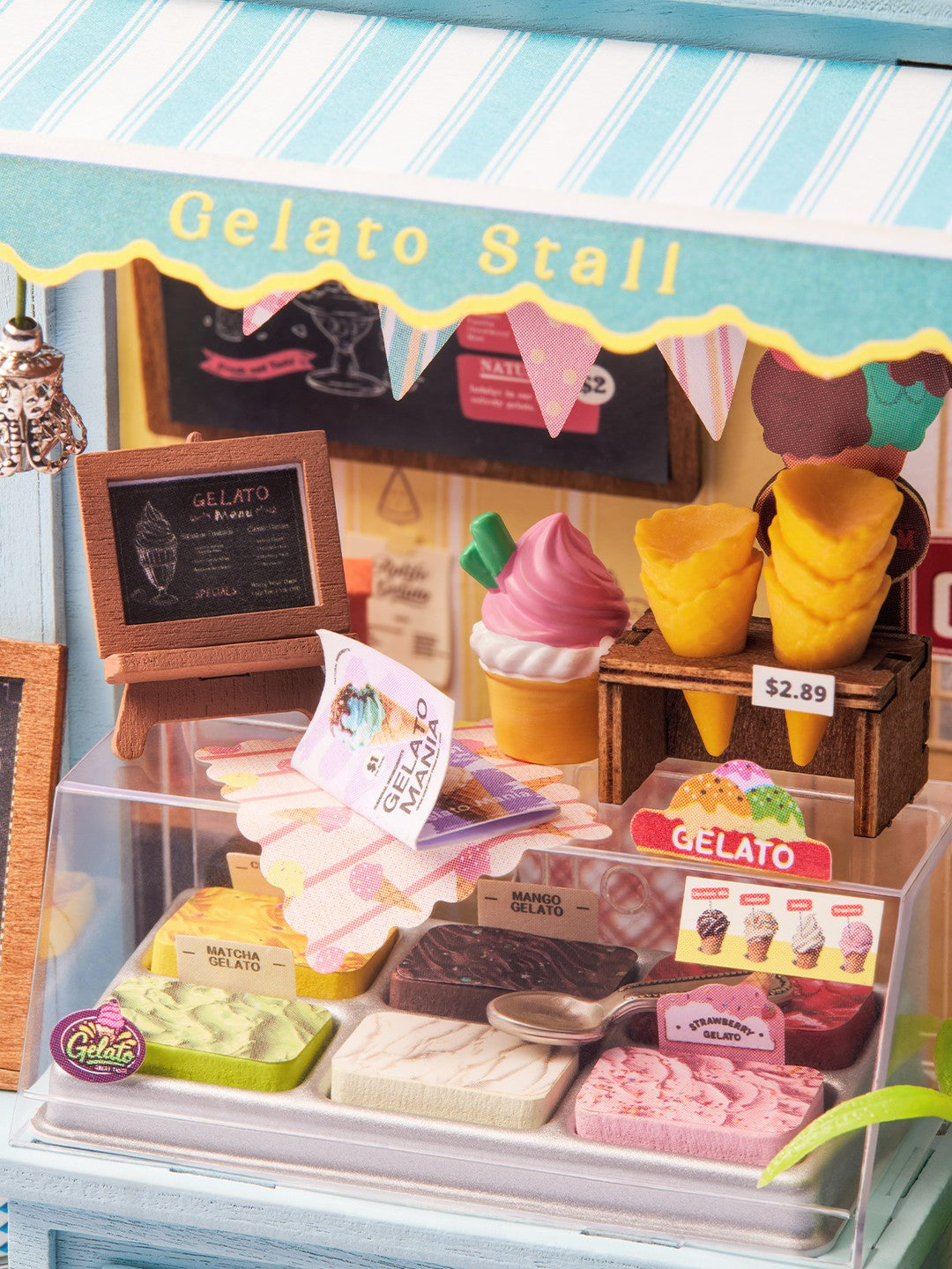 Rolife Gelato Stall DS052 - display setting, view 4