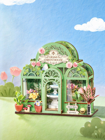 Rolife Green Fountain Garden DS049 - display setting, view 4