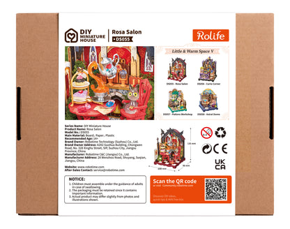 Rolife Rosa Salon DS055 - back packaging