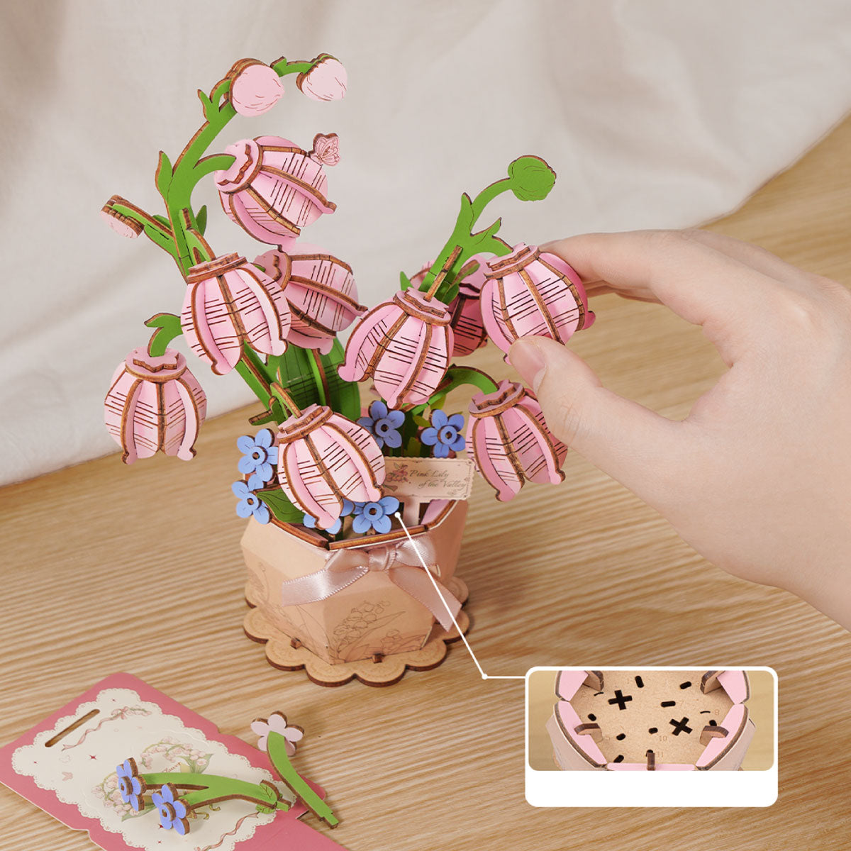 Rowood Pink Lily of the Valley TF003 - display setting, view 4