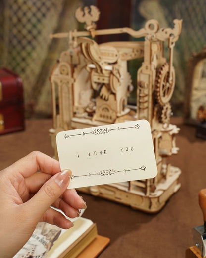 ROKR Classic printing press 3D Wooden Puzzle (LK602) | Classic Letterpress Model