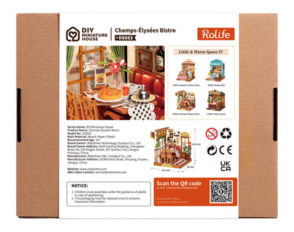 Rolife Champs-Élysées Bistro DS053 - back packaging