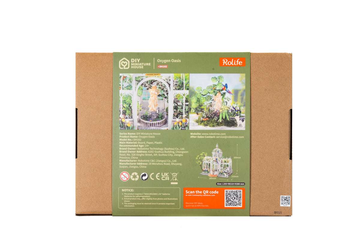 Rolife Oxygen Oasis DH102 - back packaging