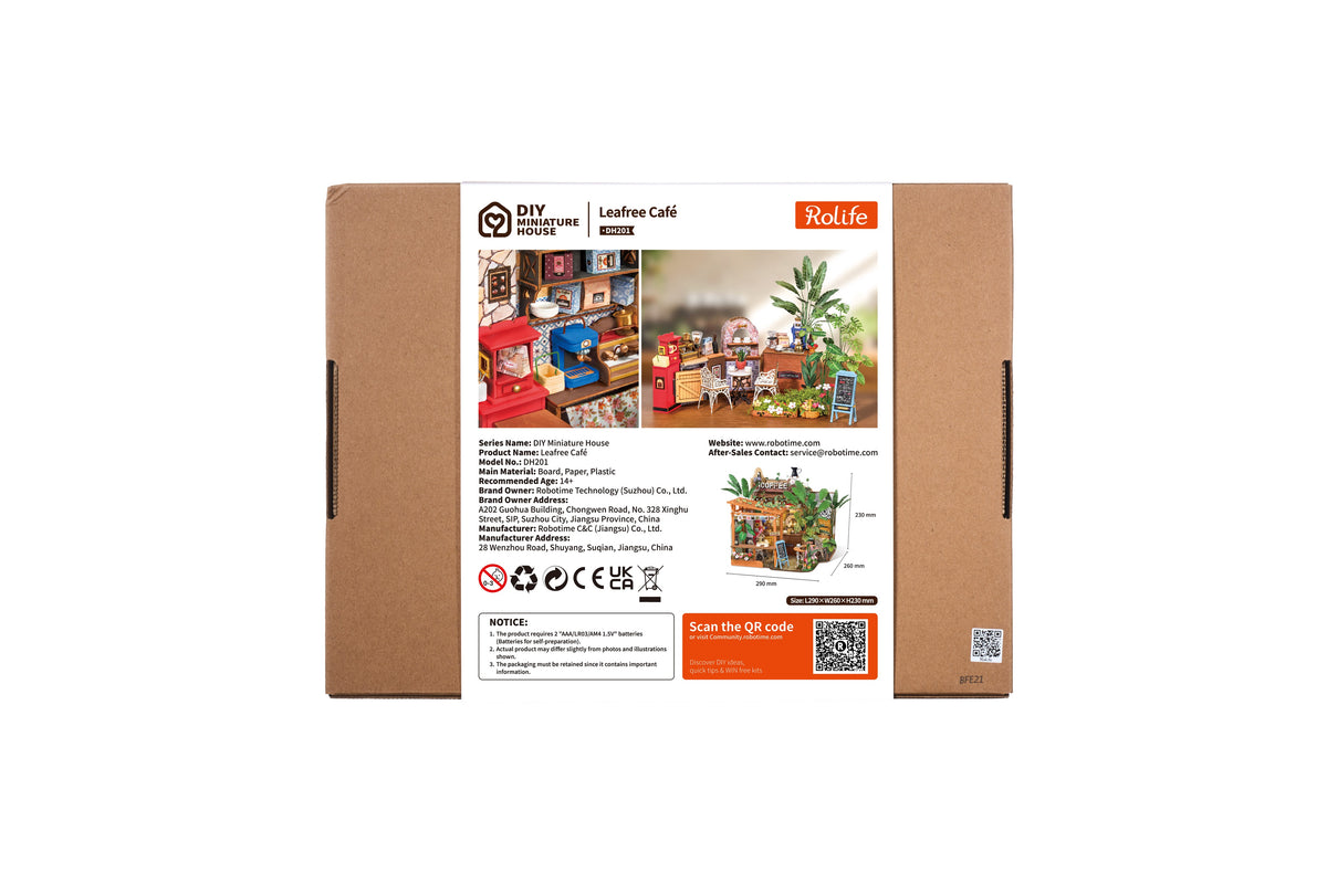 Rolife Leafree Café DH201 - back packaging