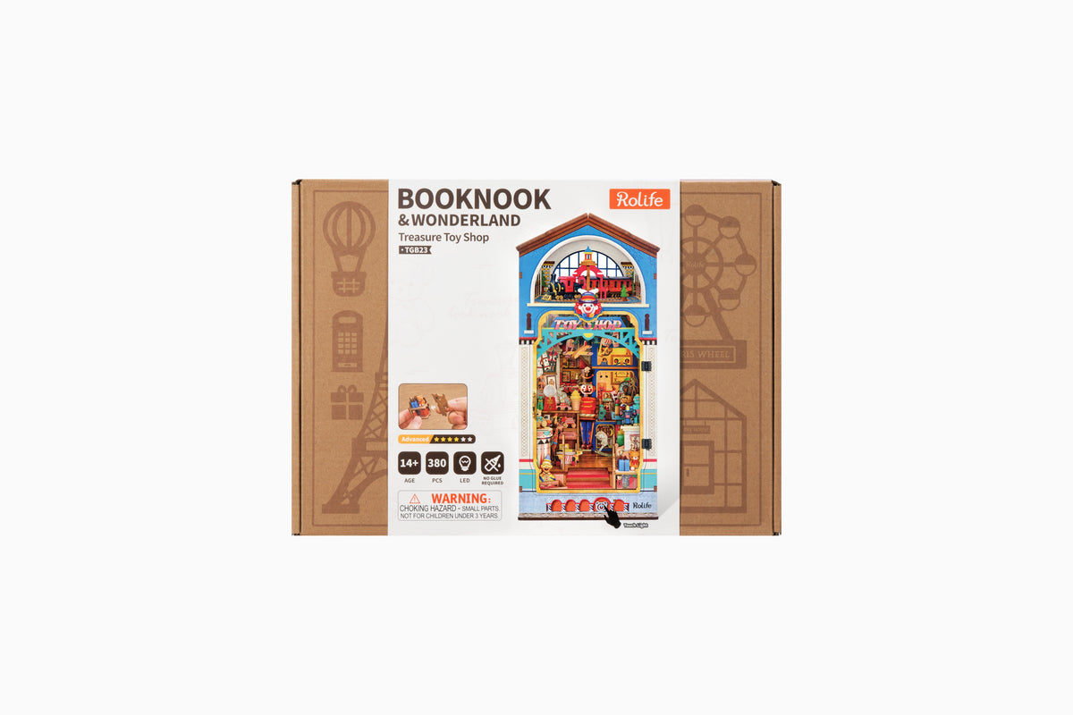 Rolife Treasure Toy Shop TGB23 - front packaging