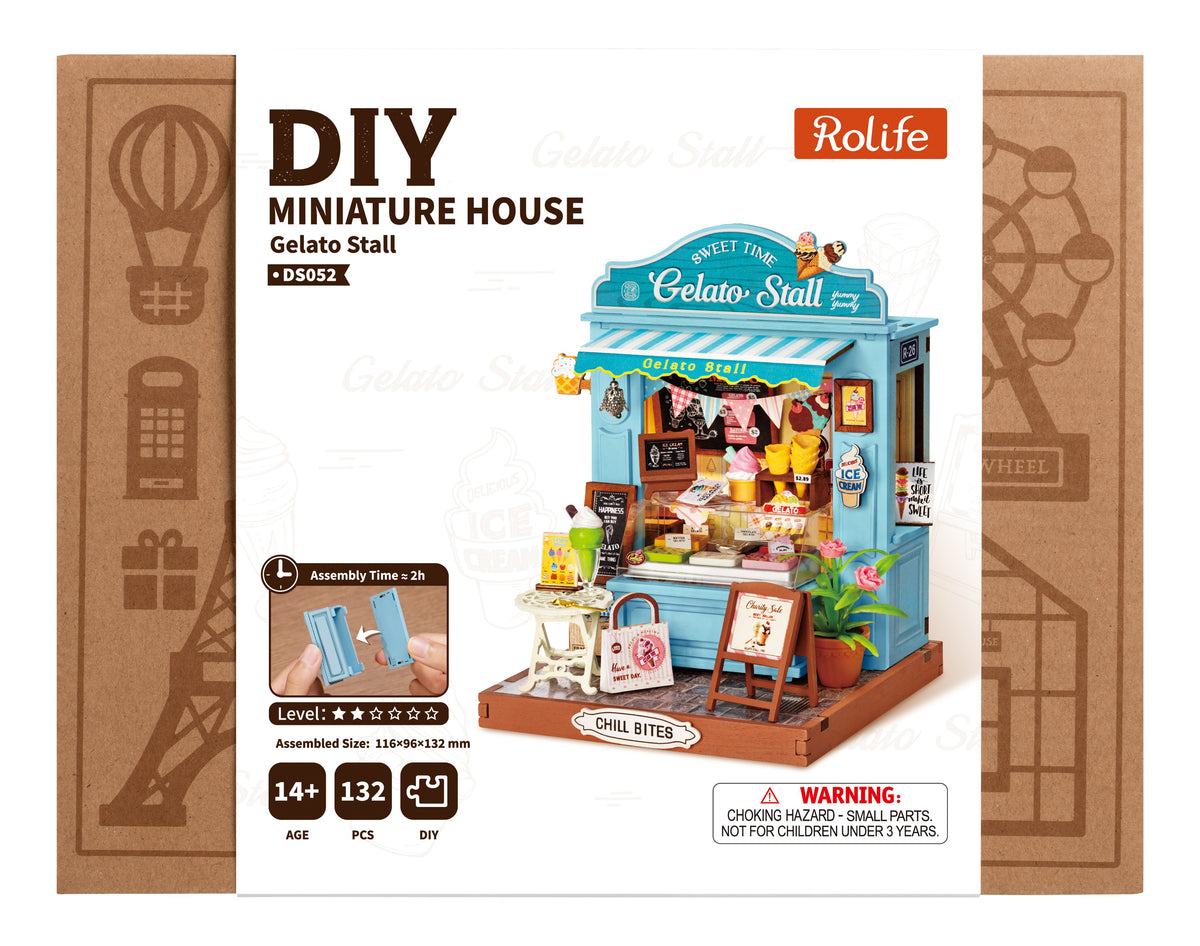 Rolife Gelato Stall DS052 - front packaging