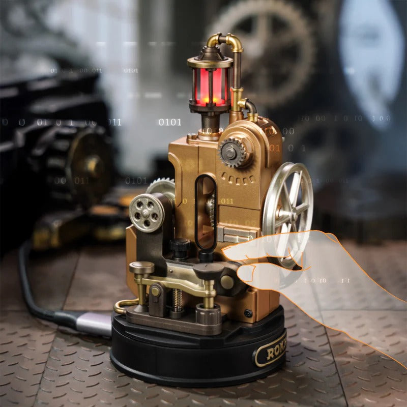 ROKR Morse Telegraph CGM02 Morse code input status with telegraph key and light response