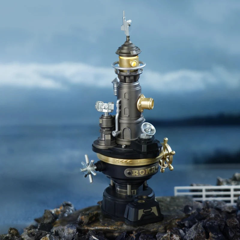 ROKR Navi Lighthouse CGM01 constant metallic motion feature with bronze black and gold finish