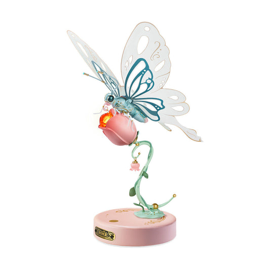 Robotime Butterfly DIY Mechanical 3D Puzzle MI05P PINK