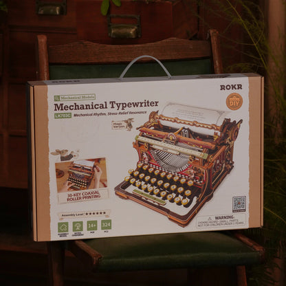 ROKR Mechanical Typewriter LK703C Magic Version retail packaging box