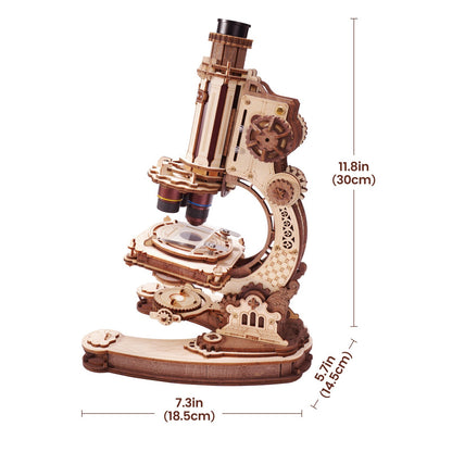 ROKR Microscope ST005 - assembled dimensions