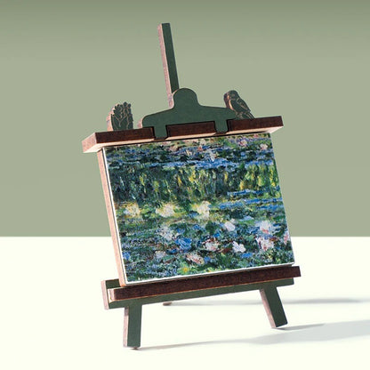Rowood Glittering Water Lily TH001 mini easel painting accessory close-up